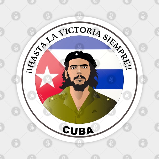 Che Guevara stickers magnets pin buttons Magnet by Elcaiman7